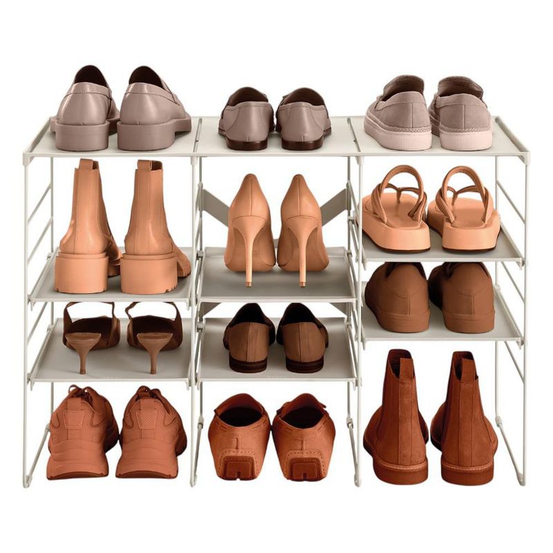 Zapatera Ajustable Triple Beige