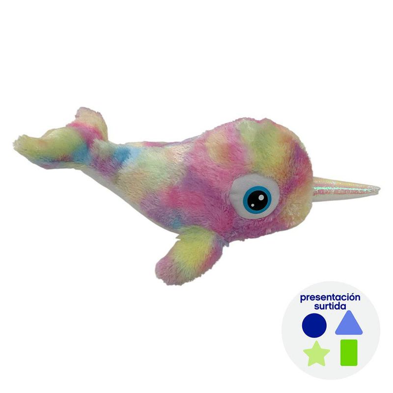 Peluche Vida Acuática con Luces 10 Plg Diseños Surtidos