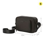 Bolso Cruzado Crossbody Café Terreo Pequeño Rectangular