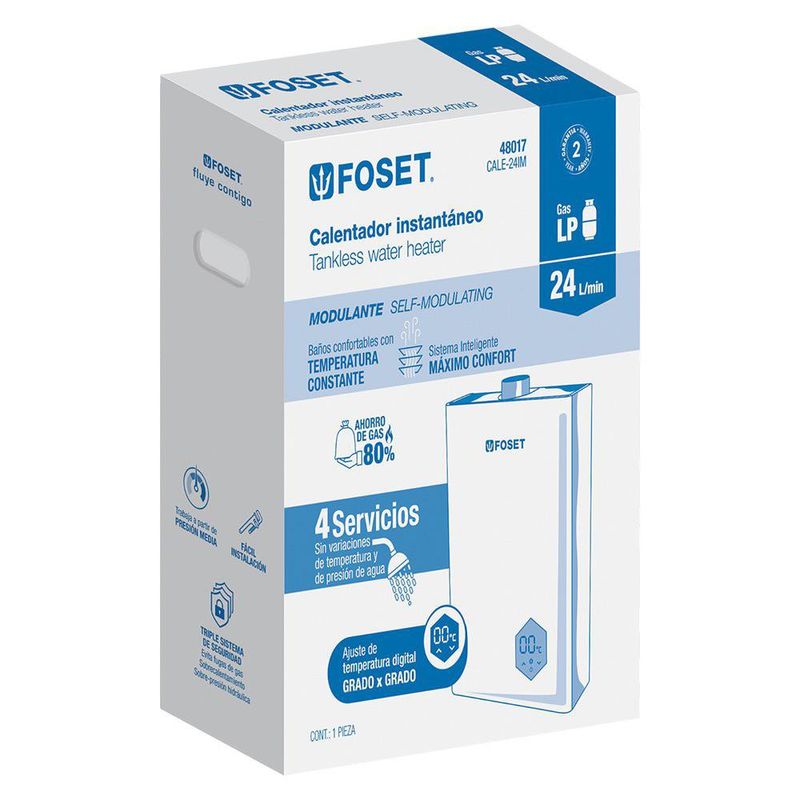 Calentador a Gas Modulate 24 L