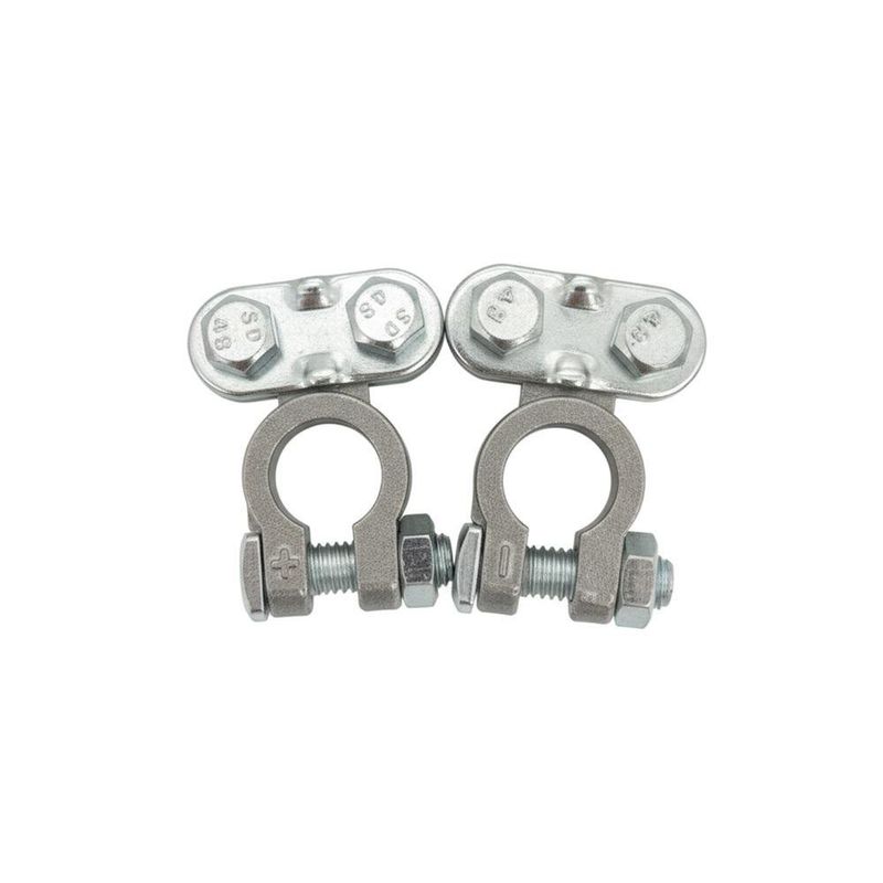 Set de Terminales de Batería con 2 Pernos de Plomo