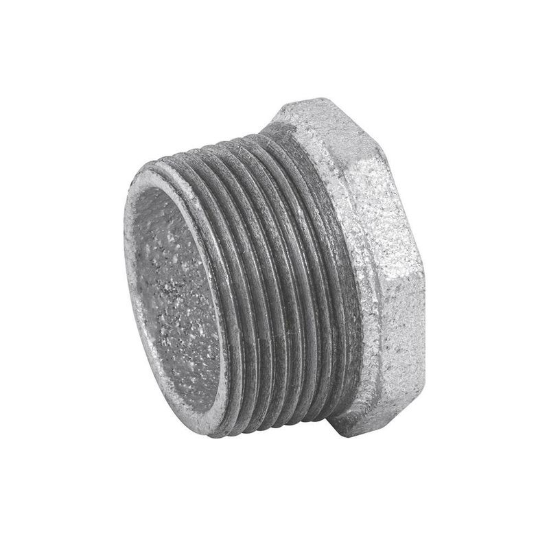 Reductor Bushing de Acero Galvanizado con Rosca 1 1/4 Plg x1/2 Plg