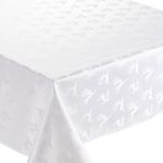 Mantel Rectangular Crema con Diseño de Navidad