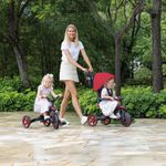 Triciclo Explorador Plegable 4 en 1 Rojo