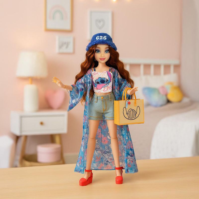 Muñeca con Accesorios Inspirada en Stitch
