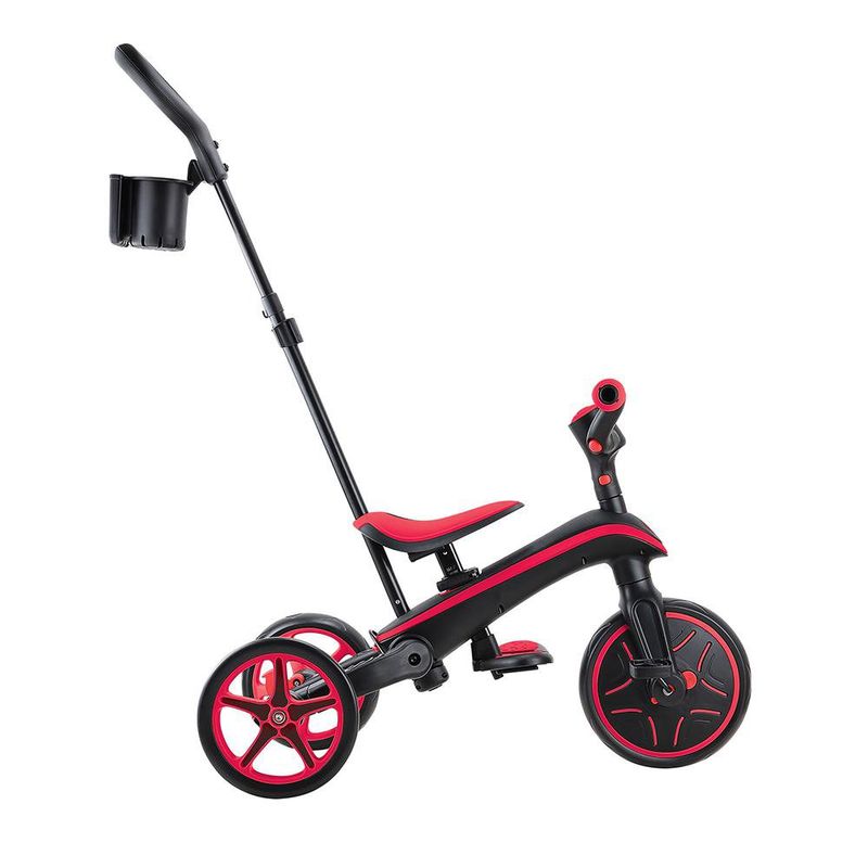 Triciclo Explorador Plegable 4 en 1 Rojo