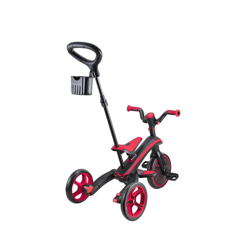 Triciclo Explorador Plegable 4 en 1 Rojo