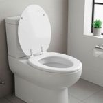 Asiento Elongado Blanco Biselado