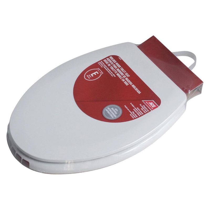 Asiento Elongado Blanco Biselado