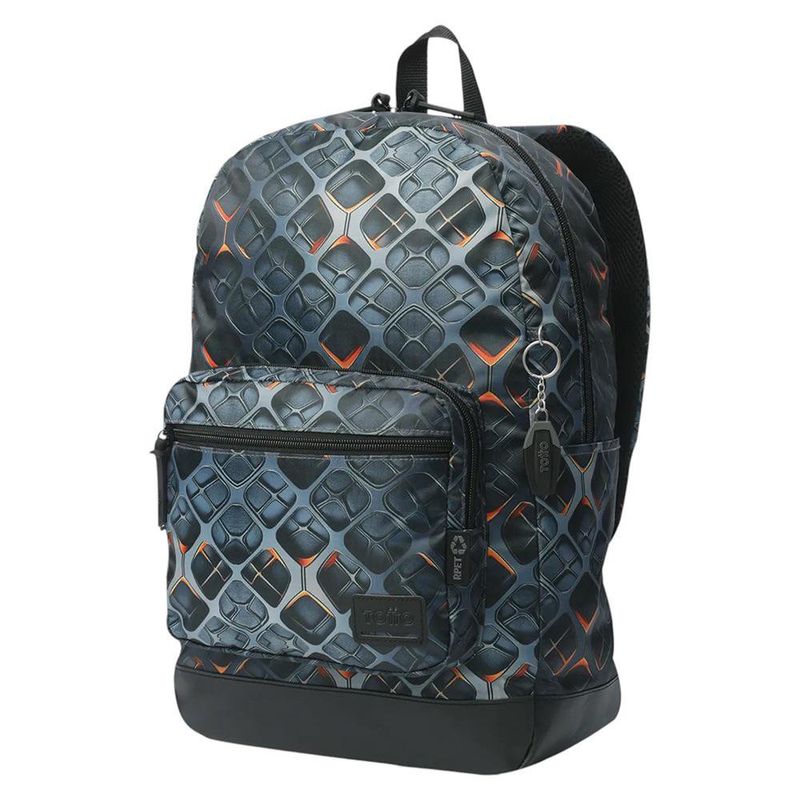 Mochila Tocax Gris con Estilo Metálico para Laptop