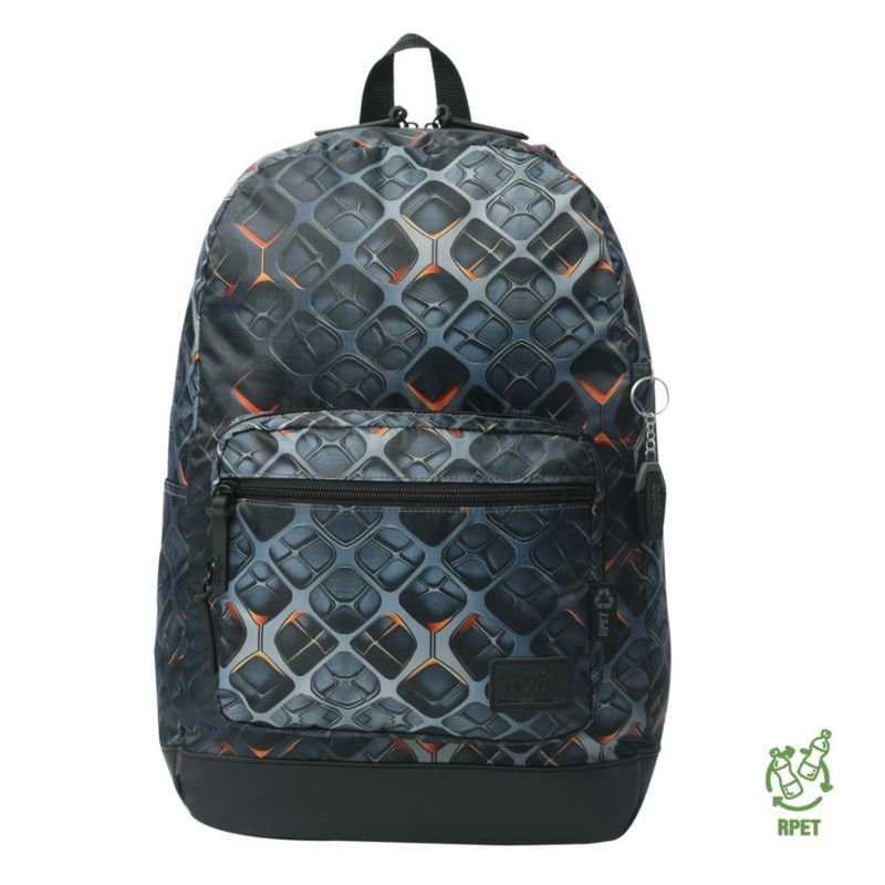 Mochila Tocax Gris con Estilo Metálico para Laptop