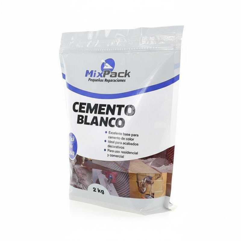 Cemento Blanco en Bolsa de 2 Kg