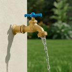 Chorro de Latón Tipo Compuerta 1/2 Plg