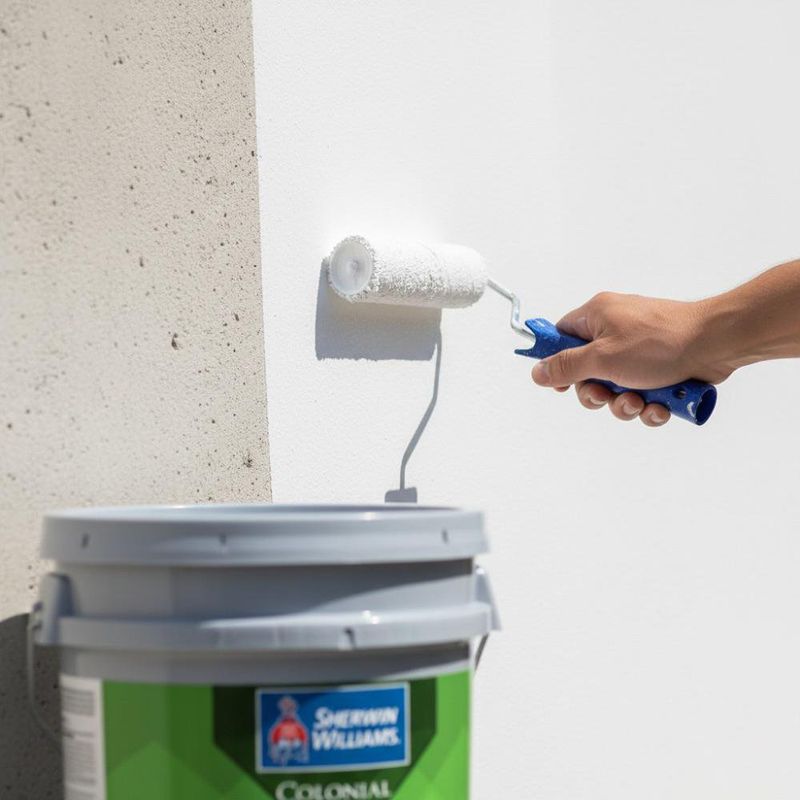 Pintura Esmalte Colonial Blanco Brillante en Cubeta