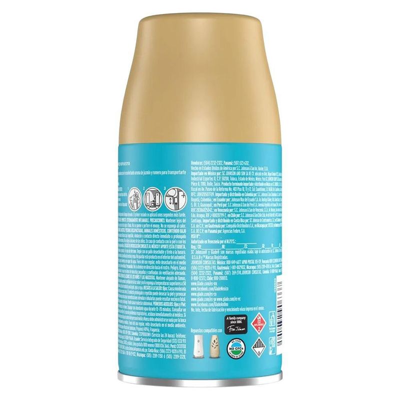 Ambiental en Aerosol Repuesto para Aparato Automático Aroma Paraíso Azul 175 Gr