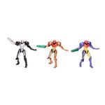 Set de 3 Figuras Metroid Chozo Power Suit Samus 2.5 Plg