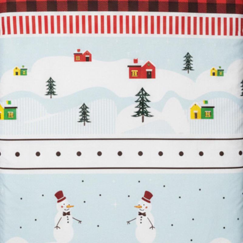 Edredón con Diseño de Villa Navideña Imperial
