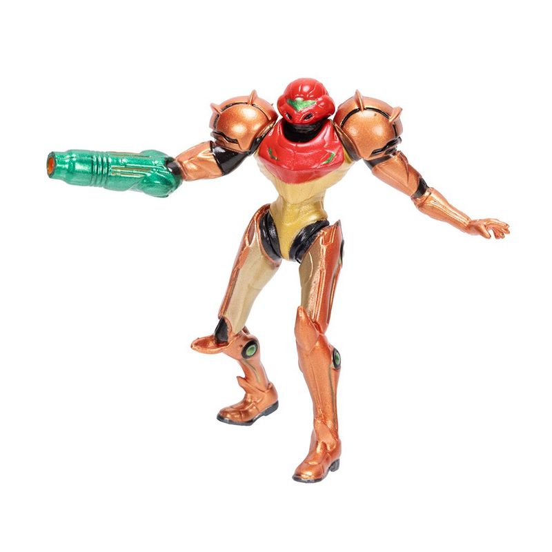 Set de 3 Figuras Metroid Chozo Power Suit Samus 2.5 Plg