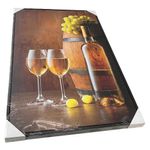 Cuadro Decorativo Vinos Blanco con Barril