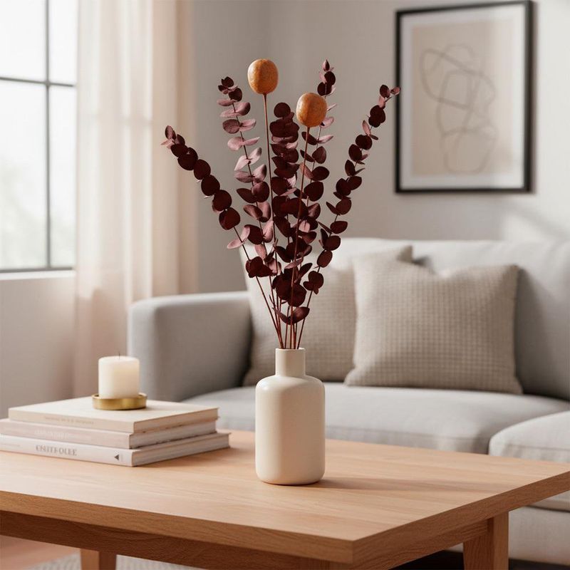 Ramo Decorativo de Eucalipto con Frutos