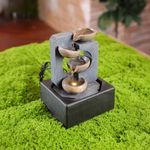 Fuente de Agua con Luz de 4 Niveles en Cascada