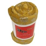 Manta Decorativa Dorada Copos de Nieve 127x152 cm