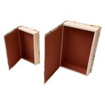 Set de Libros Cajas Decorativas Ave Colibrí 2 Piezas