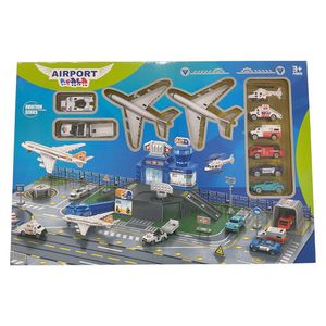 Set de Juego Aeropuerto con Aviones y Vehículos