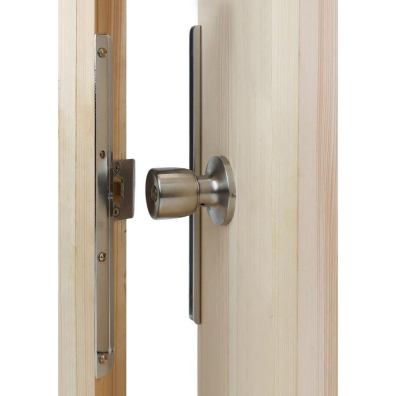 Protector de Cerradura para Puerta Color Plateado