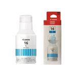 Botella de Tinta Canon GI 16 C 132 Ml Cian