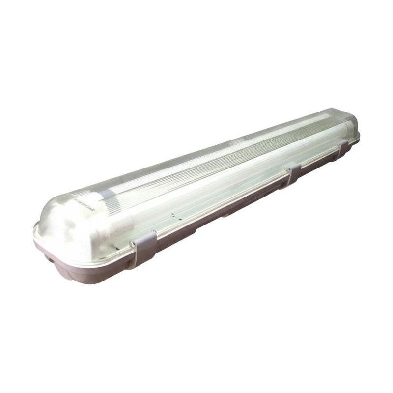 Lámpara Hermética con Tubo LED de Vidrio 2X18 W