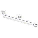 Luminaria Lineal LED de 36W para Gabinete Estilo Delgado 120 Cm