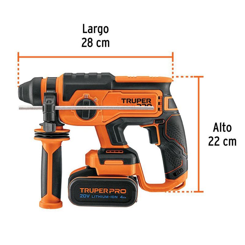 Rotomartillo SDS Plus 20 V 2 Joules