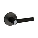 Manija Tipo Palanca Redonda para Dormitorio Acabado Negro
