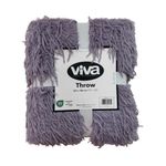 Throw tipo Peluche Morado 127 x 152 Cm