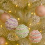 Set de 3 Dulces Colgantes Decorativos Multicolor