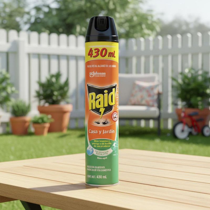 Insecticida en Aerosol Casa y Jardín 430 Ml