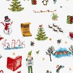 Edredón con Diseño de Envoltorio Navideño Tamaño Full Queen