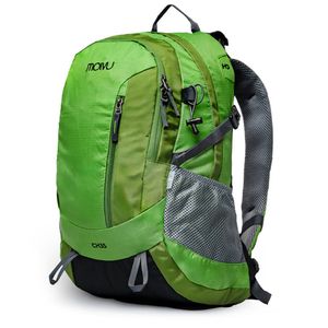 Mochila Deportiva Verde con Mallas Laterales 35 Litros
