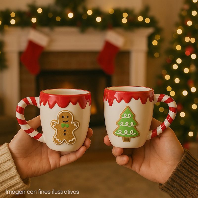 Taza Navideña 12.8 Oz Diseño Surtido