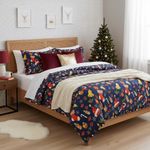 Set de Cubrecama Pinsonic Imperial con Diseño Botas Navideñas