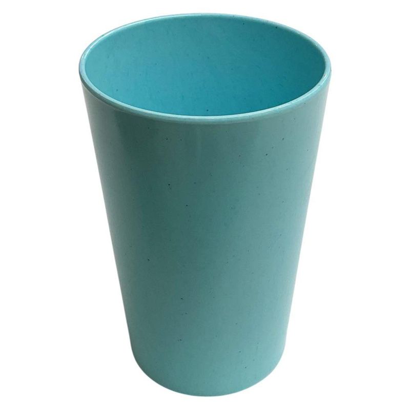 Vaso Cónico Celeste de Melamina 12 oz