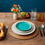 Individual de Pino Café Redondo