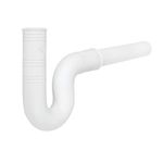 Sifón para Lavamanos Flexible 1 1/4 Plg de PVC con Extensión