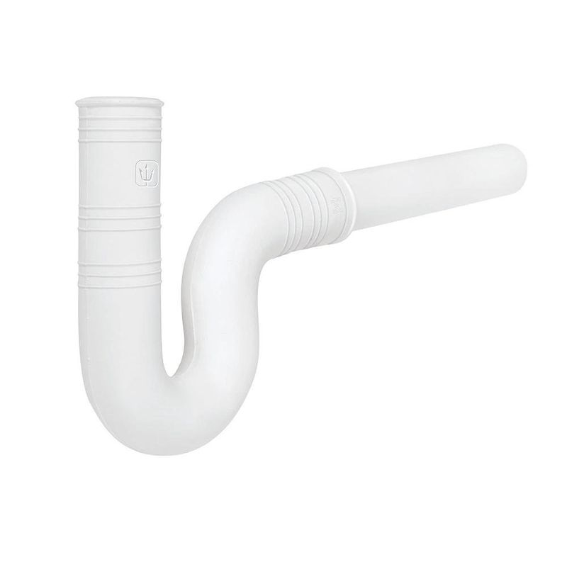 Sifón para Lavamanos Flexible 1 1/4 Plg de PVC con Extensión