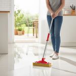 Limpiador de Goma para Vidrios con Base de Plástico y Esponja 49 Plg