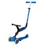 Scooter Plegable Con Luces Azul