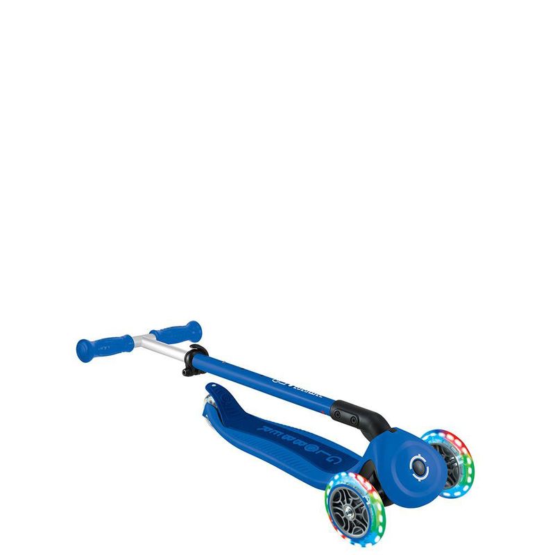Scooter Plegable Con Luces Azul