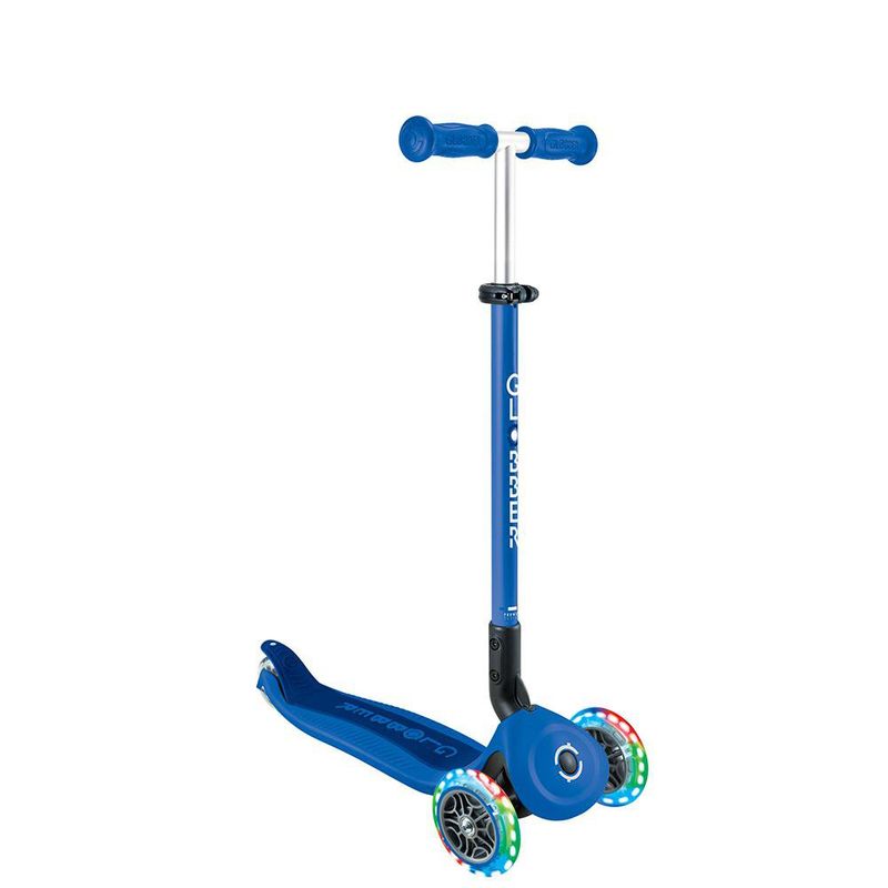 Scooter Plegable Con Luces Azul