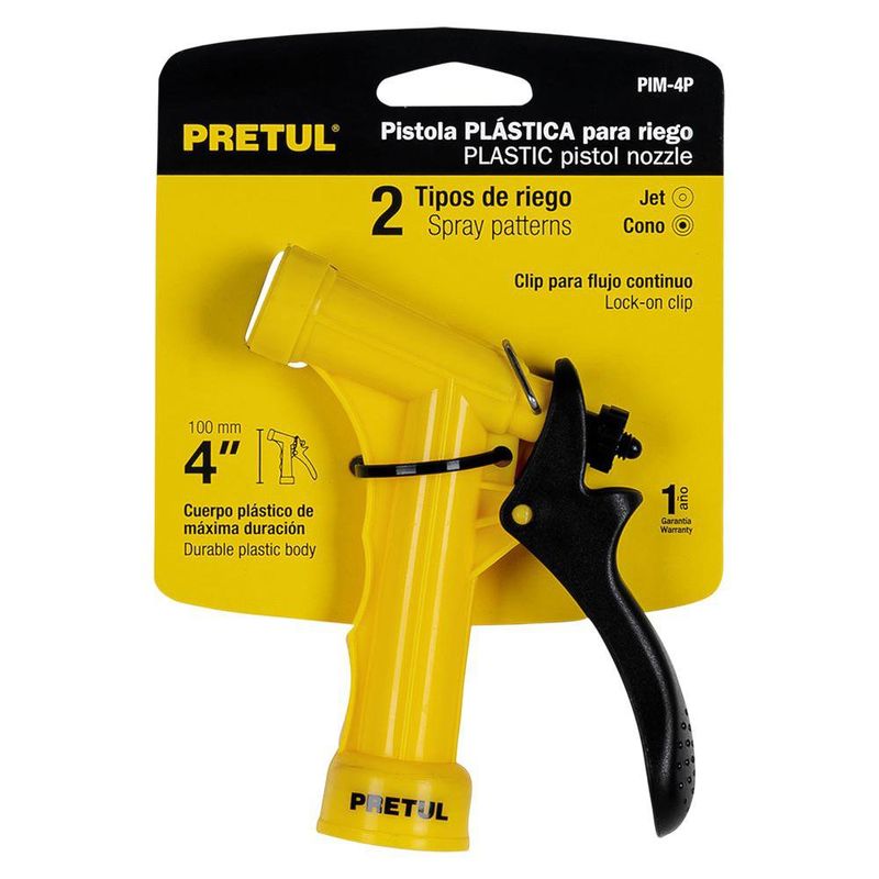 Pistola para Manguera Plástica 4 x 4 Plg